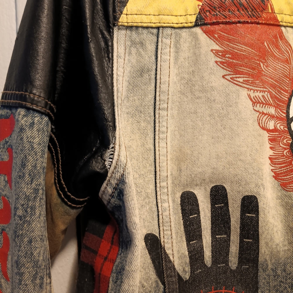 Reason Women's Multicolor Patchwork Bomber Jacket - image 9